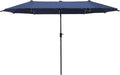 13 ft Large Double-Sided Patio Umbrella, Outdoor Umbrella, Market Umbrella by HERASPALACE