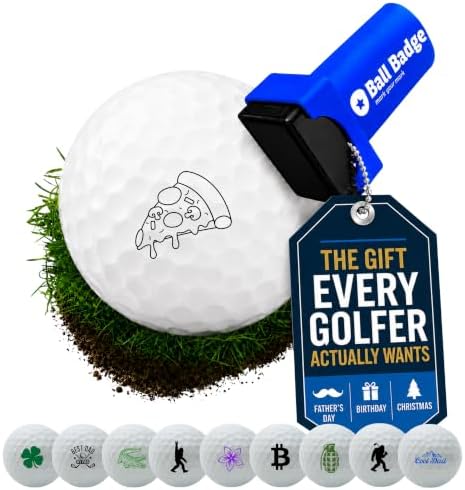 Ball Badge Golf Ball Stamp, Icon Series Self-Inking Ball Marker by AlibiGolf