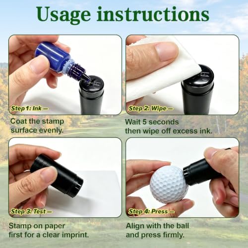 Golf Ball Stamp Personalized, Golf Gifts - Image 5