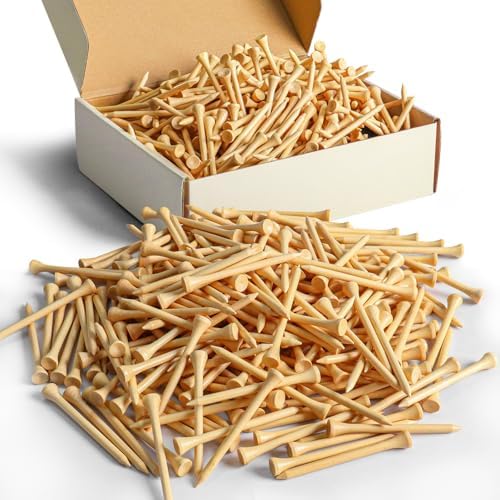 FINGER TEN Golf Tees Wood Bulk by FINGERTENSport