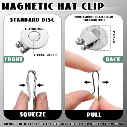 Golf Ball Marker Magnetic Hat Clip - Image 4