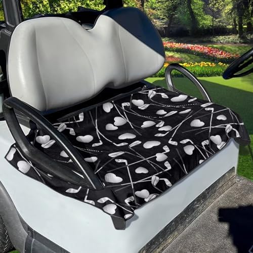 Suobstales Golf Cart Seat Covers/Seat Towel, Breathable Golf Cart Seat Cushions by Suobstales