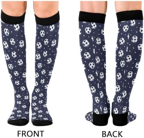 White Baseballs Stitching Compression Sock - Image 2