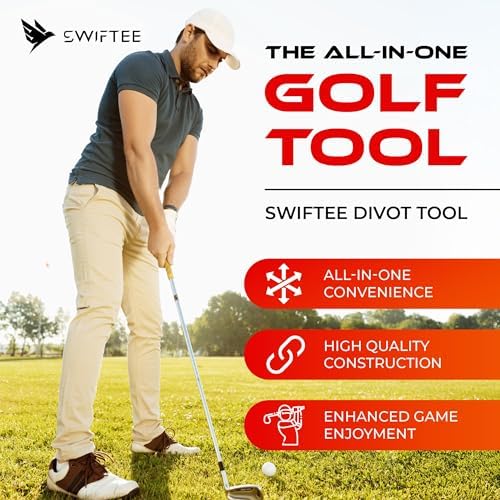 SWIFTEE Golf Divot Pitch Mark Repair Tool 7-in-1 - Image 3