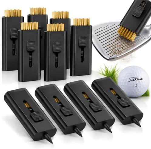 Bokon 10 Pcs Retractable Golf Club Brush Cleaner Brush Groove by Bokon