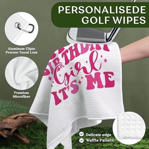 Pink Golf Towel Women - Image 3