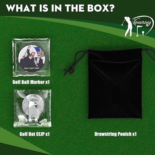 Funny Golf Ball Marker Magnetic Hat Clip - Image 5