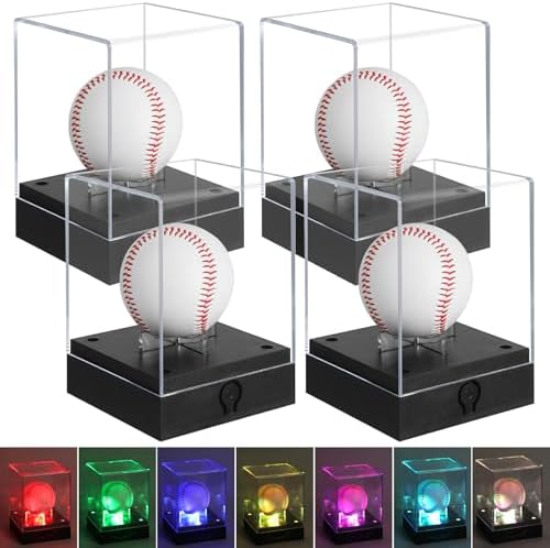 4 Pack Baseball Display Case by VZZNN
