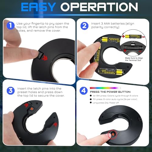 KINGTOP Battery-Operated LED Golf Hole Lights - Image 5