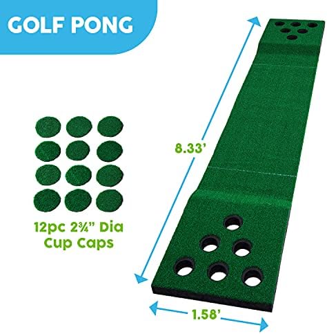 MD Sports Big Sky Putting Green Golf Training Games Pong Style - Image 2
