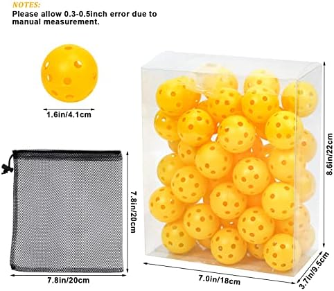 Plastic Golf Balls Practice Limited Flight Golf Training Ball Hollow Swing - Image 2