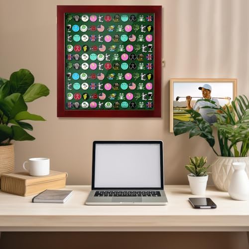 Silipull 100 Golf Ball Marker Display Case Full Magnetic Backing 15.5" W x - Image 5