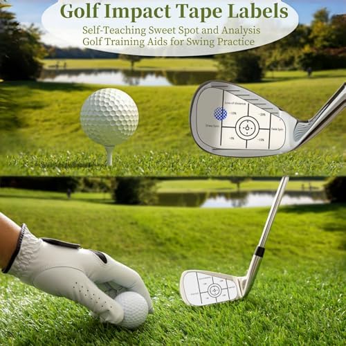 Lihengkong Golf Impact Tape Labels 180 PCS Golf Impact Stickers - Image 7