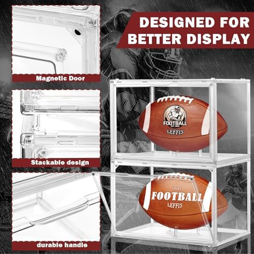 Leffis Football Display Case 3 Pack - Image 5