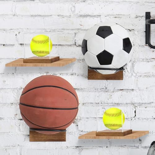 2 Pack Clear Acrylic Softball Display Case - Image 7