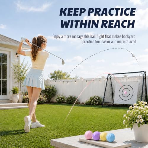 JAYA 20 or 40 Pack Foam Golf Balls, Limited Flight, Macaron Mixed Colors - Image 4