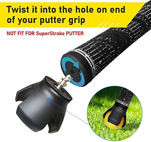 Golf Ball Picker Upper for Putter Suction Cup, Back Saver Golf Ball Retriever - Image 2
