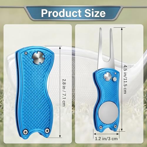 Golf Divot Repair Tool, Foldable Metal Tool - Image 2