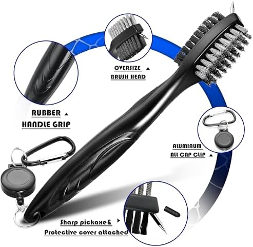 Mile High Life Golf Club Brush, Club Groove Cleaner - Image 4