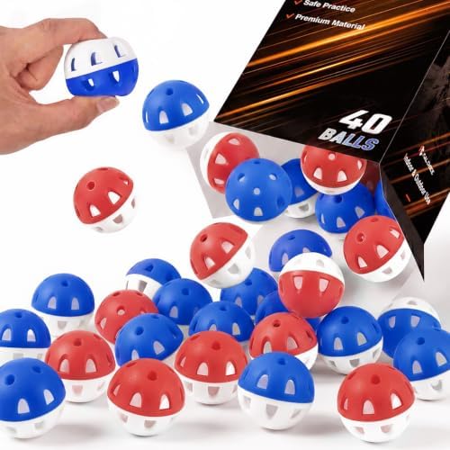 Wear-Resistant Practice Golf Balls, High Visibility by FULLCHOICE