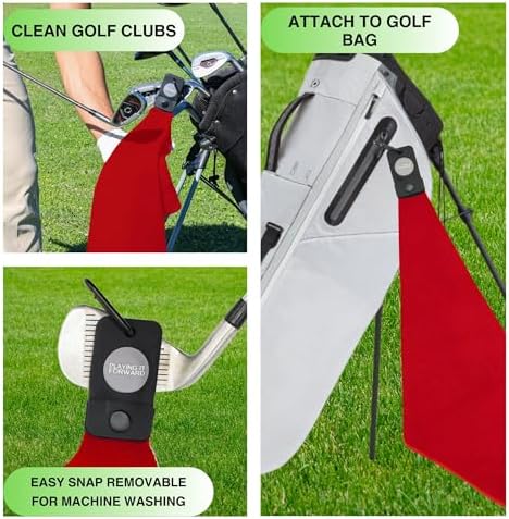 Magnetic Golf Towels for Golf Bags - Image 3