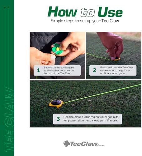 Tee Claw - Pack of 10 Lanyards for Golfing Practice - Multipurpose Training Aid - Image 6