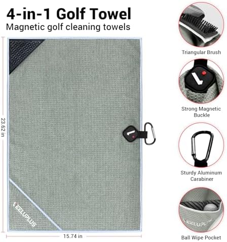 4-in-1 Magnetic Golf Towel - Image 6