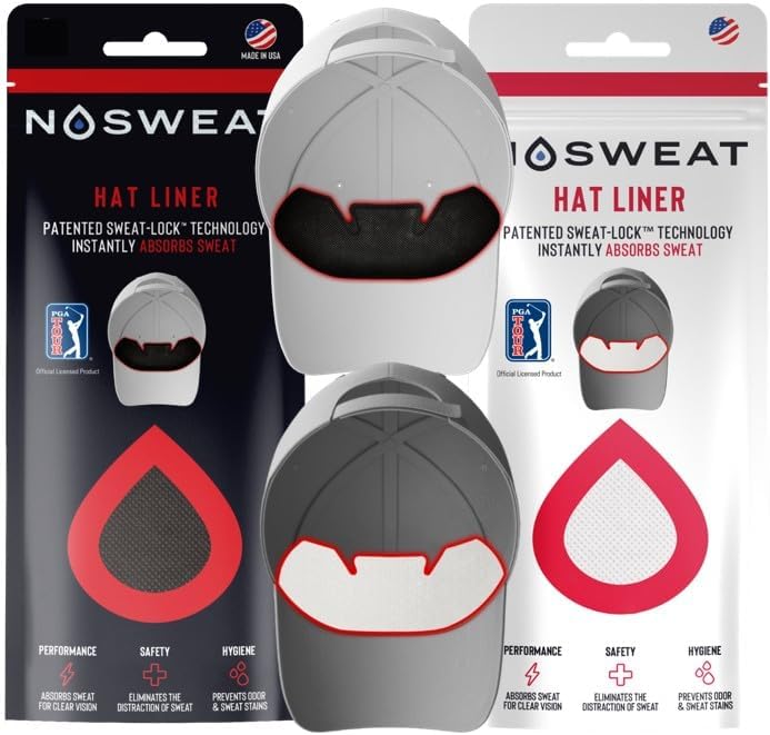Hat Sweat Liners | PGA Tour Licensed | Protects, Prevents Stains & Odor | Golf - Image 3