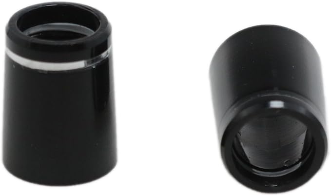 yukata Black Golf Ferrules Golf Club Ferrules Golf Ring Golf Tapered Ferrules 0.335 Golf Club Parts for Most Brands of Irons 10PCS