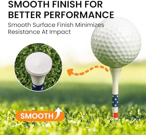FINGER TEN Golf Tees Wood Bulk - Image 3