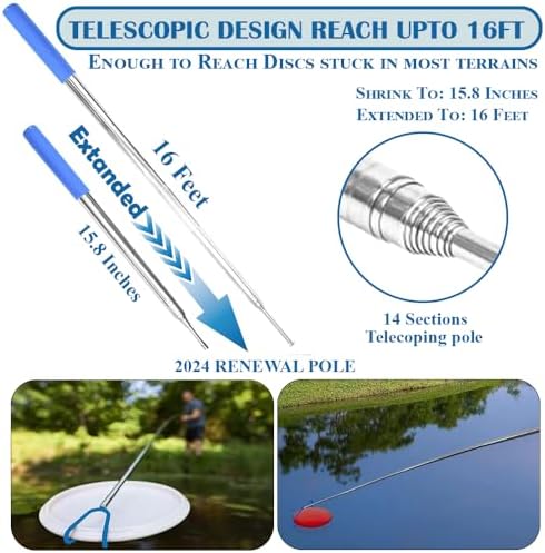 DF 4-in-1 Disc Golf Retriever Pole - Image 2