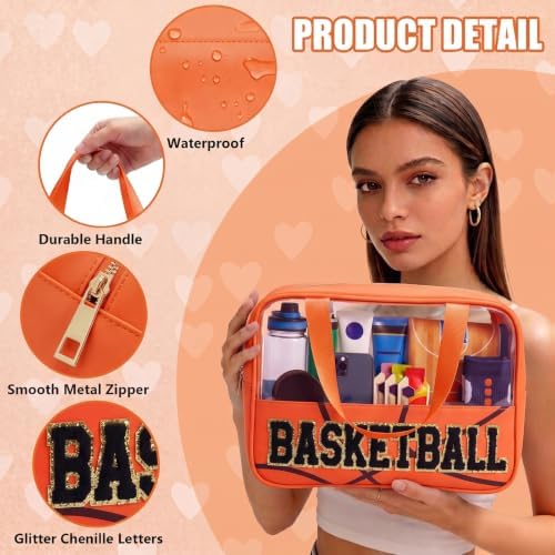 Basketball Makeup Bag, Basketball Gifts - Image 3