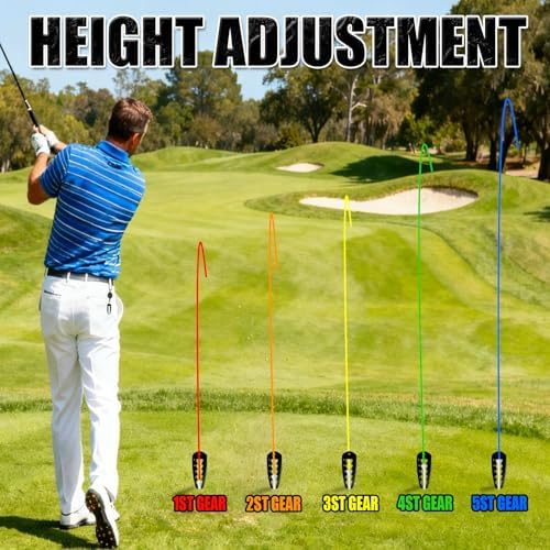 Adjustable Golf Tee Height Tool, Retractable Golf Training Aid, Precision Tee - Image 6