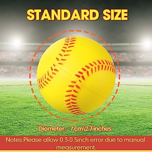 Wettarn 36 Pcs Foam Baseball Bulk Soft Baseball - Image 2