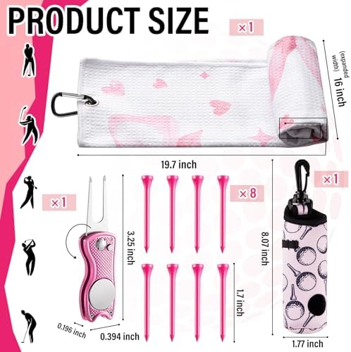 Liliful 12 Pcs Golf Accessories Kit Golf Stuff Gifts - Image 2