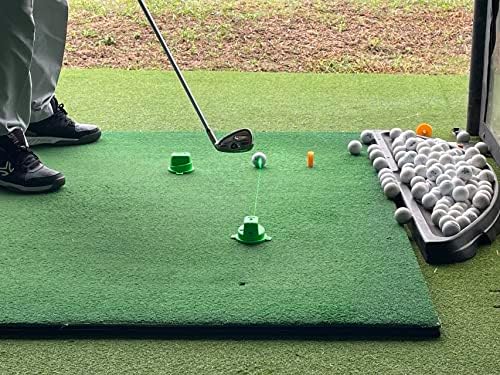 Golf Putting Training Aid with Laser Pointer, 360° Rotating Magnetic Green - Image 2