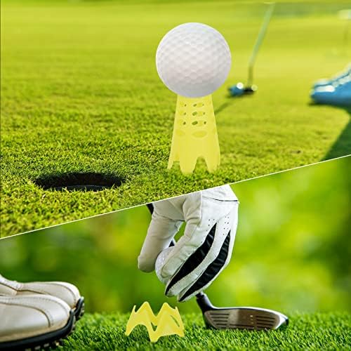 Golf Simulator Tees for Indoor Outdoor Practice Training, 10 Tall+10 Short - Image 4
