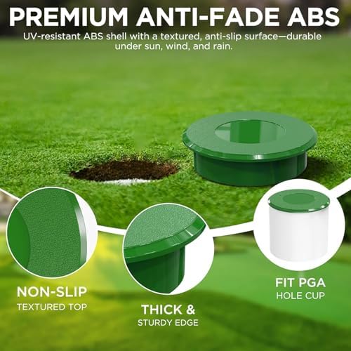 Golf Hole Cup Covers for Standard 4.25 in Cups Waterproof - Image 6