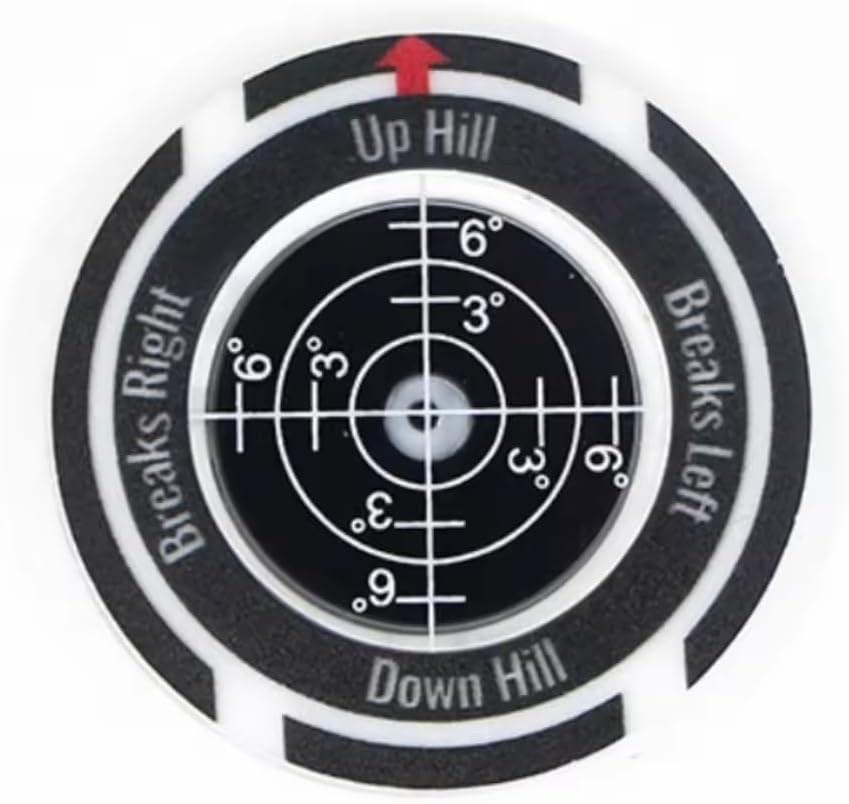 High Precision Golf Tools Leveler Clear&Transparent Ball Marker Golf Slope by Unknown