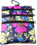 Golf valuables pouch, zipper golf ball bag by hapheal