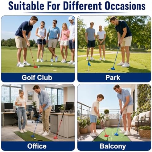Mini Golf Set - Two-Way Putter, Right/Left Handed, Adjustable Length - Image 6