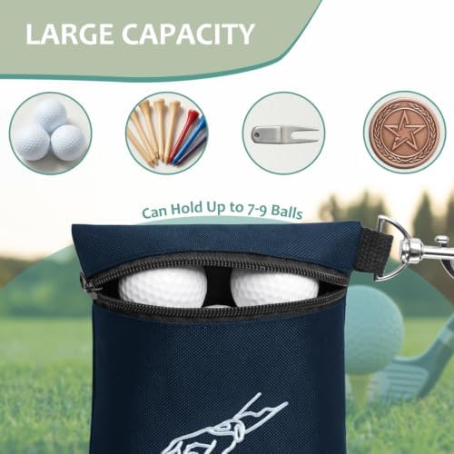 TOGETRUE Golf Tee Pouch, Golf Bag Holder - Image 5