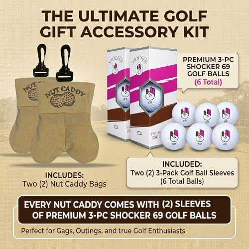 Funny Nut Caddy Blue 69 Golf Ball Holder - Image 2