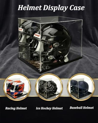 Full Size Football Helmet Acrylic Case - Image 3
