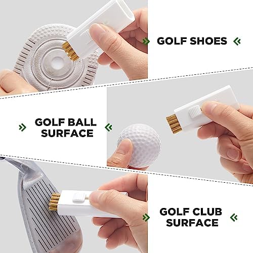 Bokon 10 Pcs Retractable Golf Club Brush Cleaner Brush Groove - Image 5