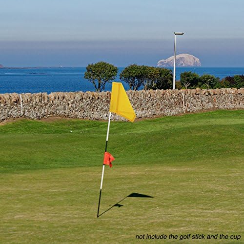 Golf Flag，Practice Green Golf Flags, Solid Nylon and Checkered Training Golf - Image 6