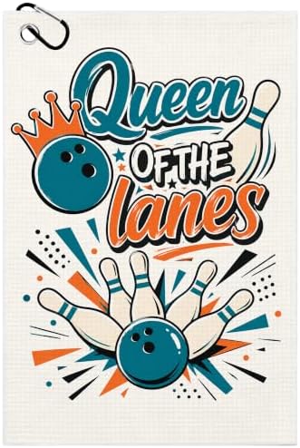 Bowling Queen Sports Golf Towel by Unknown