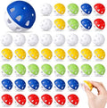 Junkin 50 Pack Practice Golf Balls Limited Flight Plastic Impact Golf Balls by Junkin