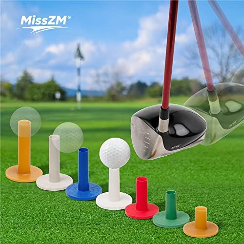 Golf Rubber Tees Practice Training, Driving Putting Chipping Range Mixed Size - Image 6
