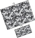 Grey Black Camo Golf Towel 2 Packs by Unknown